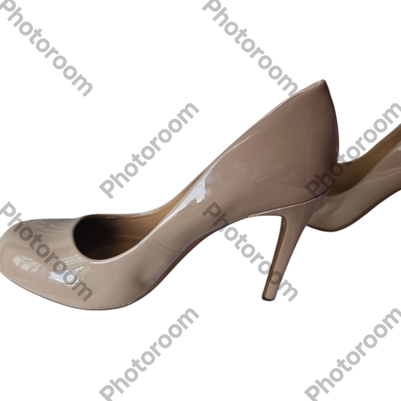 JESSICA SIMPSON CALIE Woman Patent Leather Round Toe High Heels Pumps Size7.5W - Picture 9 of 10